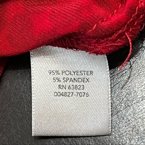Christopher & Banks Petite Small Red Top P/S - Picture 10 of 10